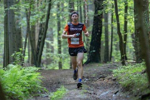 Sebastian podczas Zamczyska Trail 2020
