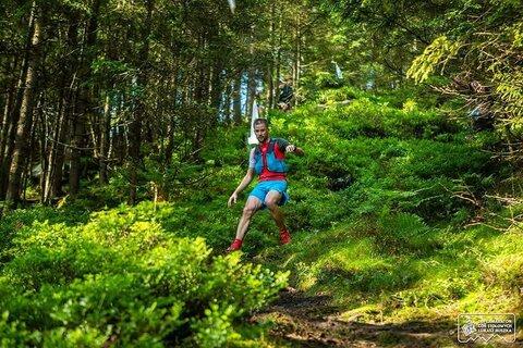 Michał podczas Supermaraton Gór Stołowych 2020
