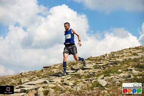 Łukasz podczas Ultramaraton Babia Góra 2020