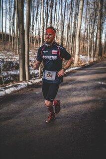 Zbigniew podczas Cross Trzebnicki 2021