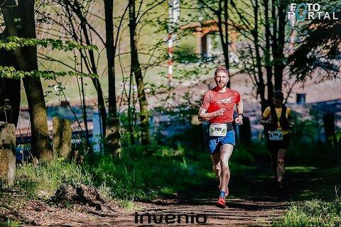 Dawid podczas Półmaraton Górski Jedlina-Zdrój 2021
