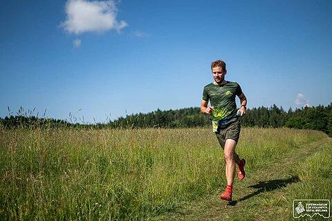 Michał podczas Supermaraton Gór Stołowych 2021