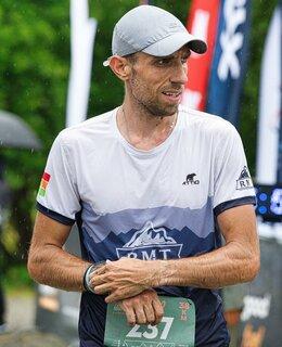 Marcin podczas XRun - Wyspowy Trail 2021