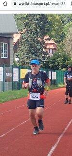 Krzysztof podczas Izerski Weekend Biegowy 2021