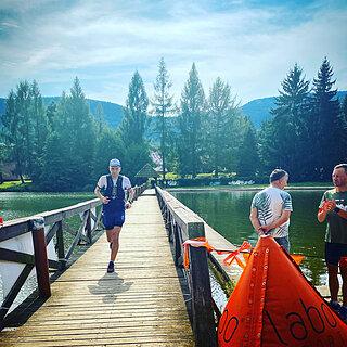 Rafał podczas Garmin Ultra Race Radków 2021