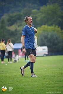 Krzysztof podczas Festiwal Górski Maraton Trzech Jezior 2021