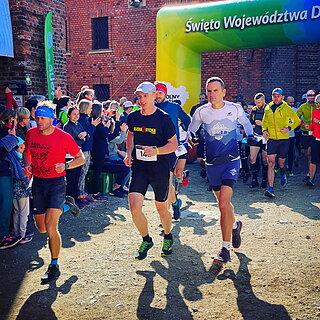 Rafał podczas Silver Run Srebrna Góra (jesień) 2021