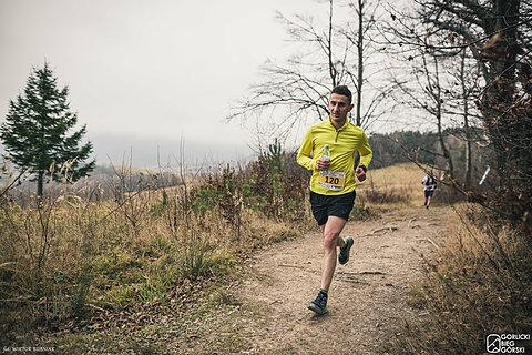 Krzysztof podczas Gorlicki Bieg Górski 2021