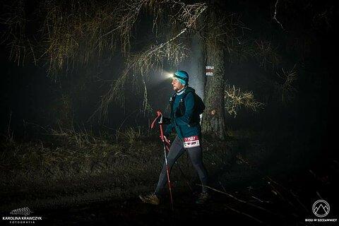 Krzysztof podczas Pieniny Ultra-Trail 2022
