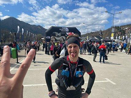 Robert podczas Pieniny Ultra-Trail 2022