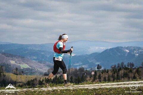 Agnieszka podczas Pieniny Ultra-Trail 2022