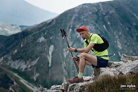 Michał podczas Tatrzański Festiwal Biegowy 2022