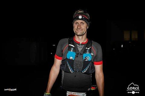 Robert podczas Gorce Ultra-Trail 2022