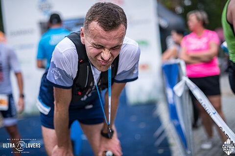 Rafał podczas Garmin Ultra Race Radków 2022