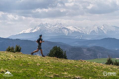 Przemysław podczas Pieniny Ultra-Trail 2023