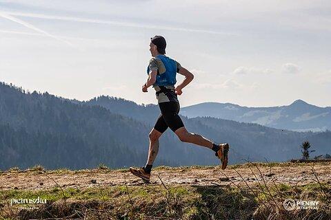 Miłosz podczas Pieniny Ultra-Trail 2023