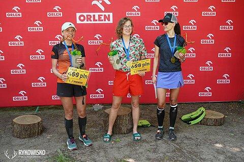 Elżbieta podczas Rykowisko Ultra Trail 2023