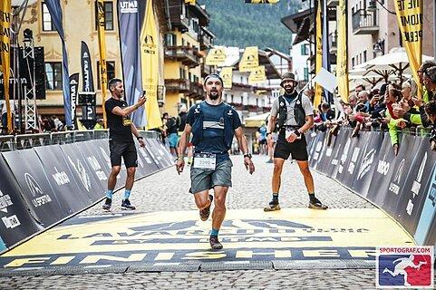 Przemysław podczas Lavaredo Ultra Trail 2023