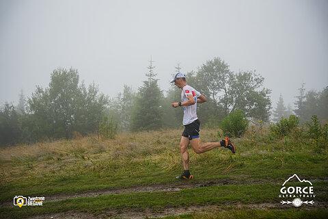 Szymon podczas Gorce Ultra-Trail 2023