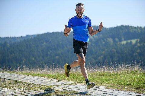 Damian podczas Bieg 7 Dolin 2023