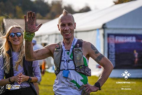 Konrad podczas Łemkowyna Ultra-Trail® 2023