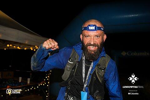 Grzegorz podczas Łemkowyna Ultra-Trail® 2023