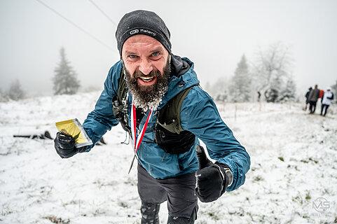 Grzegorz podczas Półmaraton Górski Orzeł 2023