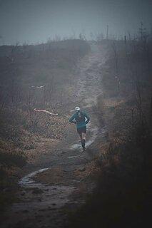 Piotr podczas Baran Trail Race Zima 2024
