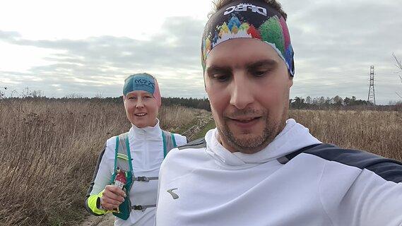 Eryk podczas Ultramaraton Zielonogórski Nowe Granice 2024