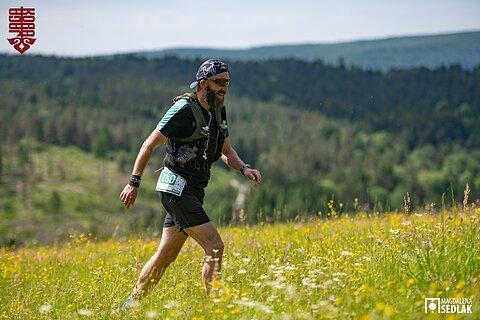 Grzegorz podczas Ultramaraton Jaga-Kora 2024