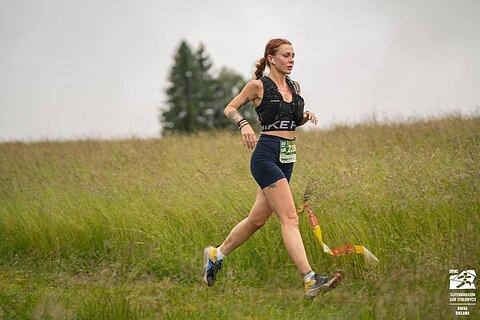 Katarzyna podczas Supermaraton Gór Stołowych 2024