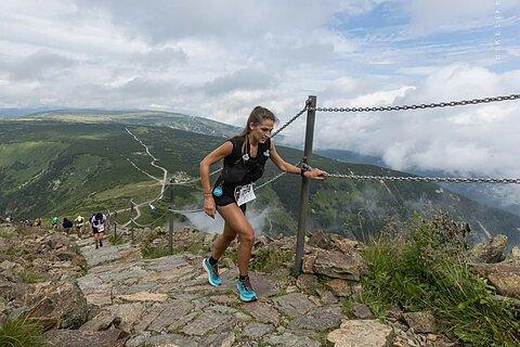 Katarzyna podczas 3 X Śnieżka = 1 X Mont Blanc 2024