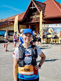 Katarzyna podczas Pogórze Ultra Trail 2024