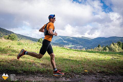 Daniel podczas Festiwal Górski Maraton Trzech Jezior 2024