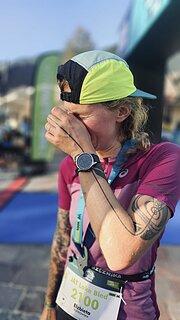 Elżbieta podczas Julian Alps Trail Run 2024