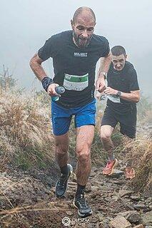 Michał podczas Baran Trail Race 2024