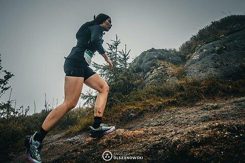 Agata podczas Baran Trail Race 2024