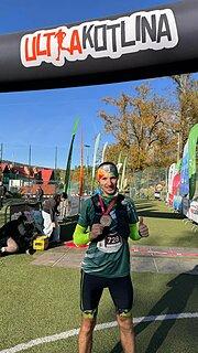 Michał podczas UltraKotlina 2024