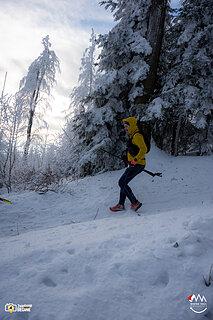 Miron podczas Winter Trail Małopolska 2024