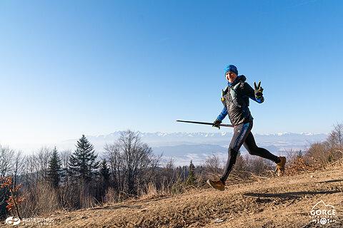 Paweł podczas Gorce Ultra-Trail Winter 2025