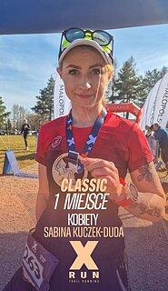Sabina podczas XRun - Tajemnicze Kopce 2025