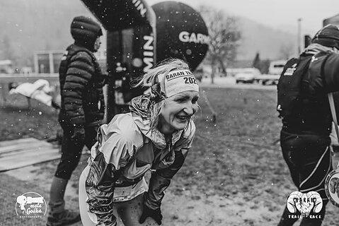 Ewelina podczas Baran Trail Race Zima 2025