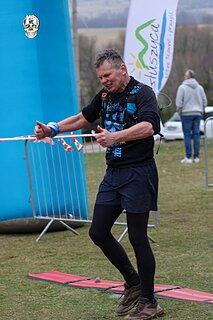 Andrzej podczas Waligóra Run Cross 2025