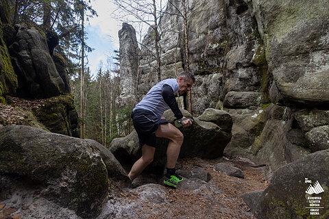 Tomasz podczas Kudowska Sztafeta Górska 2025