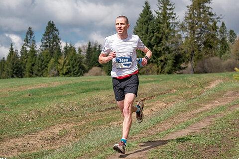Miłosz podczas Pieniny Ultra-Trail 2025
