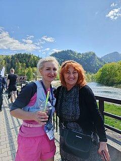 Ewelina podczas Pieniny Ultra-Trail 2025