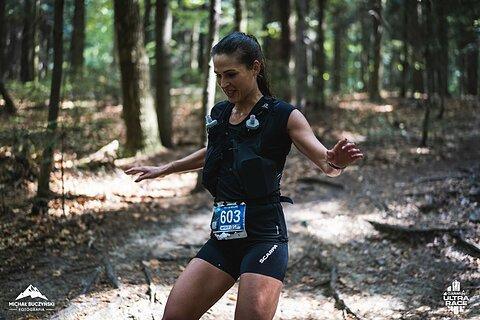 Katarzyna podczas Garmin Ultra Race Myślenice 2025