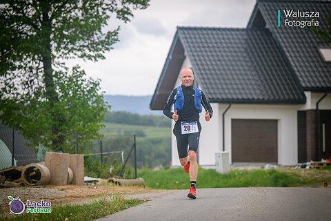 Piotr podczas Łącko Fest Run 2025