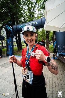 Sabina podczas XRun - Wyspowy Trail 2025