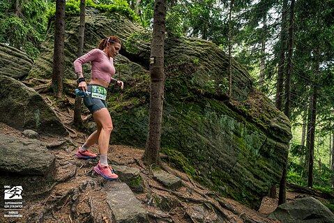 Katarzyna podczas Supermaraton Gór Stołowych 2025